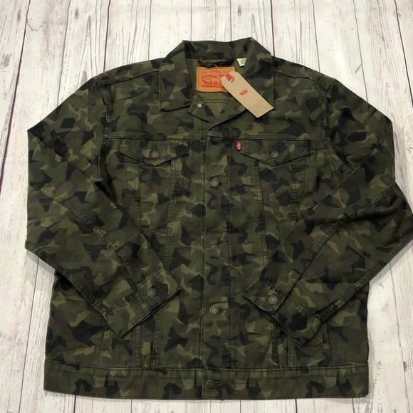 Levi's Other - Levi’s Trucker Jacket Rare Camouflage Military